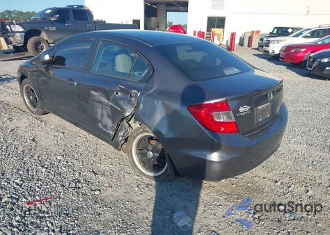 2012 Honda Civic Lx from USA, damaged, VIN 2HGFB2F53CH596824